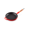 Low Frying Pan Wooden Handle Cerise 26cm - Signature
