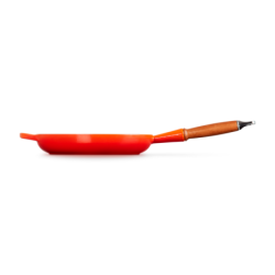 Low Frying Pan Wooden Handle Volcanic 26cm - Signature
