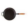Low Frying Pan Wooden Handle Black Mate 28cm - Signature