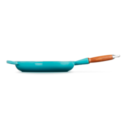 Low Frying Pan Wooden Handle Caribe 28cm - Signature