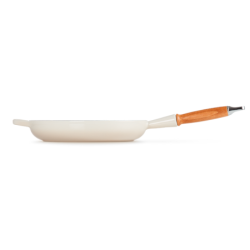 Low Frying Pan Wooden Handle Meringue 28cm - Signature
