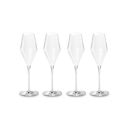 Set of 4 Sparkling Wine Glasses - LC