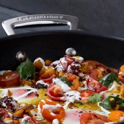 Deep Frying Pan with Additional Handle 28cm
