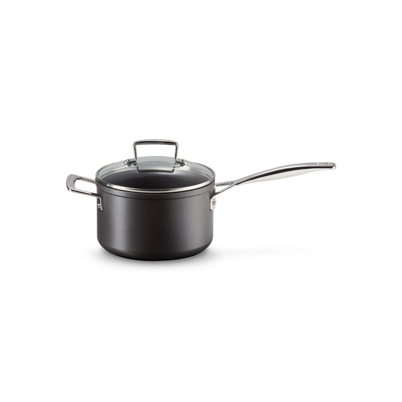 Saucepan with Glass Lid and Handle 18cm