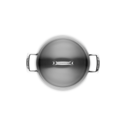 Rustidera Antiadherente con Tapa Cristal 24cm