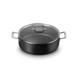 SAUTÉ COM TAMPA EM VIDRO 30CM