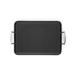 Toughened Non-Stick Ribbed Rectangular Grill