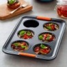 6 Cup Fluted Tart Tin Tray