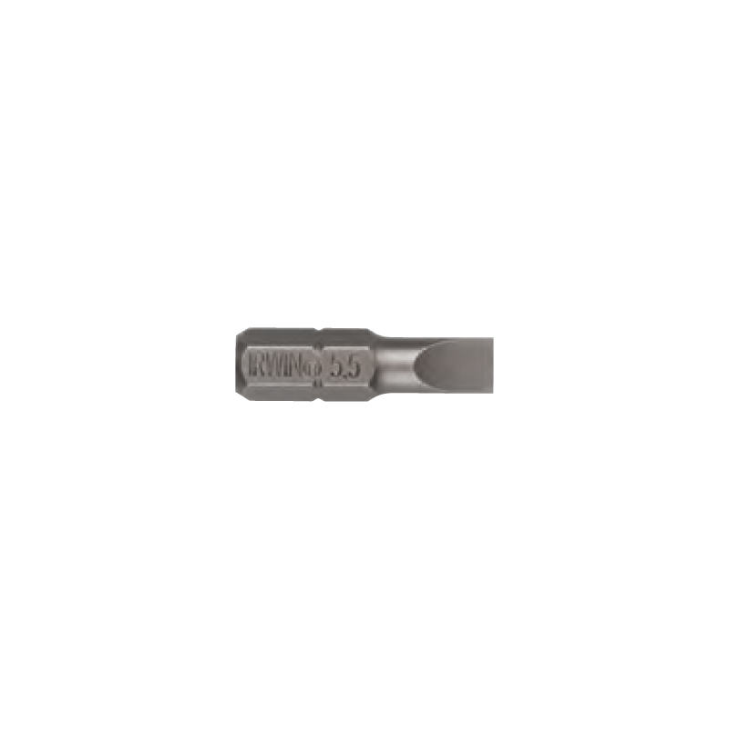 IRWIN Slotted Insert Bit 0,6 mmx4,5 mm Ø6,35 mmx25 mm (10un.)