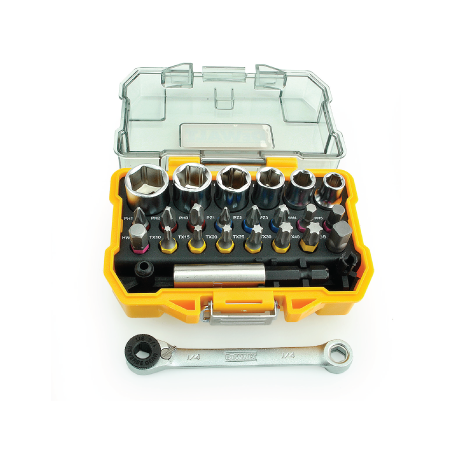DeWalt Set of 24 Piece High Performance Socket and Screwdriving Set