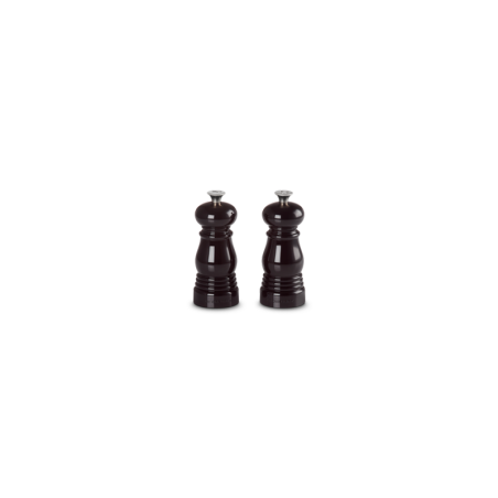 Set Molinillo de Sal y Pimienta Mini Negro Onyx
