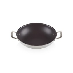 Wok Anti-Aderente com Tampa de Vidro - Triply