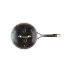 Uncoated Sauté Pan with Poaching Insert