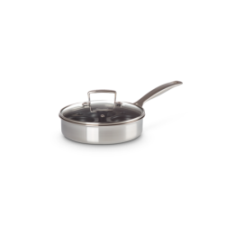 Uncoated Sauté Pan with Poaching Insert