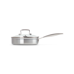 Uncoated Sauté Pan with Poaching Insert