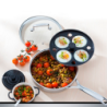 Uncoated Sauté Pan with Poaching Insert