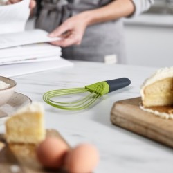 Silicone Whisk (2 In 1) Green - Twist