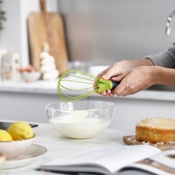 Silicone Whisk (2 In 1) Green - Twist
