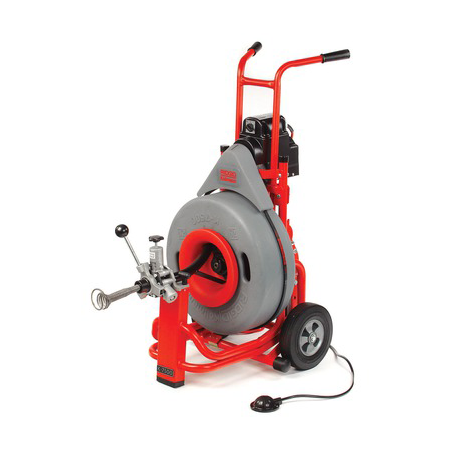 Máquina, Acessórios Standard e Cabo com Núcleo Interna de 5⁄8' (16 mm) x 100' (30,5 m), Modelo K-7500 com C-24 RIDGID