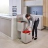 Waste&Recycling Bin 60L Stone - Totem Max