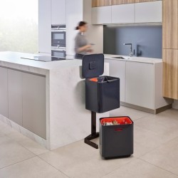Cubo de Basura 60L Gris - Totem Max