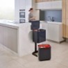 Cubo de Basura 60L Gris - Totem Max