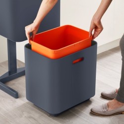 Cubo de Basura 60L Gris - Totem Max