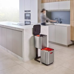 Cubo de Basura 40L Inox - Totem Compact