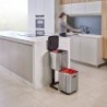 Cubo de Basura 40L Inox - Totem Compact