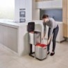 Cubo de Basura 40L Inox - Totem Compact