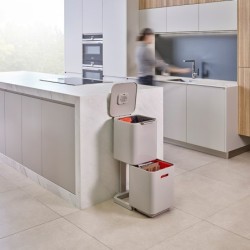 Cubo de Basura 40L Piedra - Totem Compact