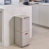 Cubo de Basura 40L Piedra - Totem Compact
