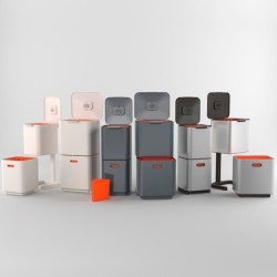 Cubo de Basura 40L Piedra - Totem Compact
