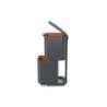 Cubo de Basura 40L Gris - Totem Compact