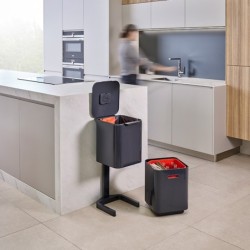 Cubo de Basura 40L Gris - Totem Compact