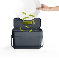 Food Waste Bin Dark Grey - Compo4