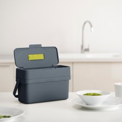 Cubo para Residuos Orgánicos Gris Oscuro - Compo4