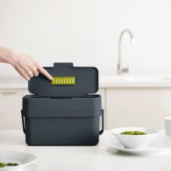 Cubo para Residuos Orgánicos Gris Oscuro - Compo4