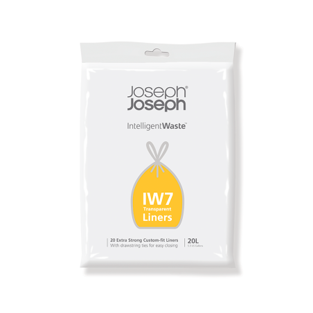 Sacos para Lixo IW7 Transparente 20L (20 Unidades)