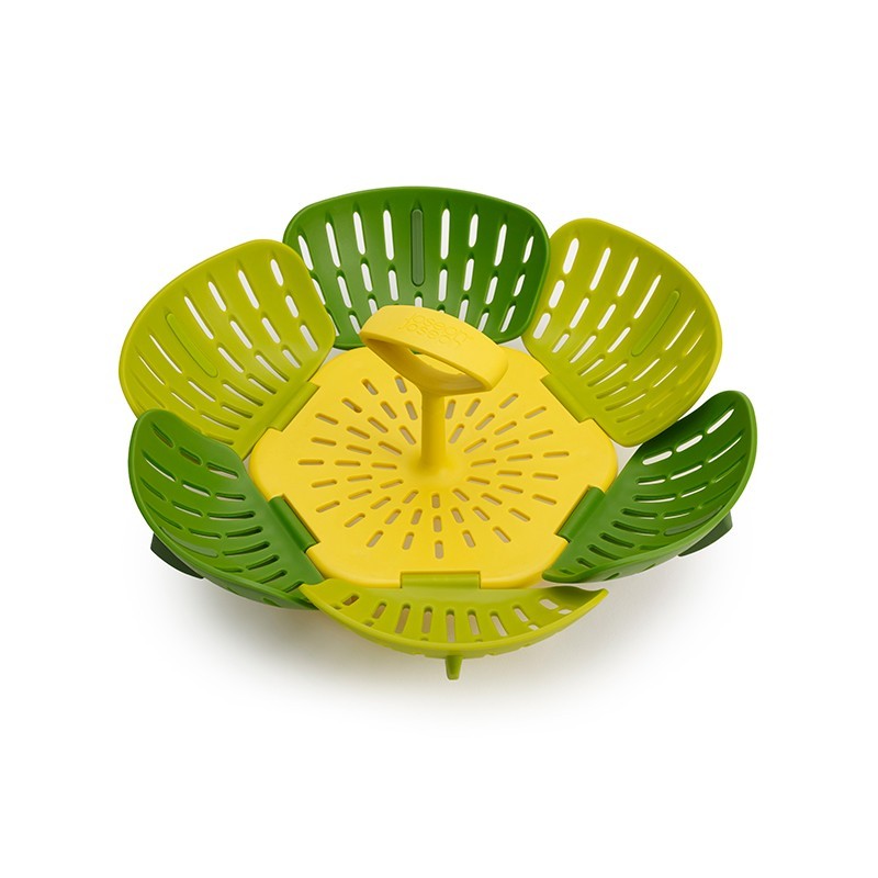 Folding Steamer Basket Green - Bloom Folding Steamer Basket Green - Bloom