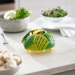 Folding Steamer Basket Green - Bloom