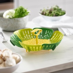 Folding Steamer Basket Green - Bloom