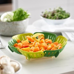 Folding Steamer Basket Green - Bloom