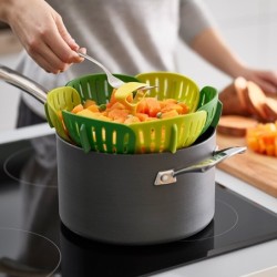 Folding Steamer Basket Green - Bloom