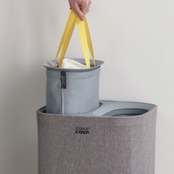 Easy-Empty Laundry Basket Grey 90L - Tota