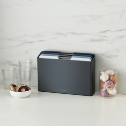 Set of 4 Chopping Boards Graphite - Folio