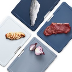 Set of 4 Chopping Boards Folio - Sky