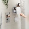 Compact Shower Shelf with Adjustable Mirror - Easystore