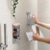 Compact Shower Shelf with Adjustable Mirror - Easystore