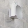 Compact Shower Shelf with Adjustable Mirror - Easystore